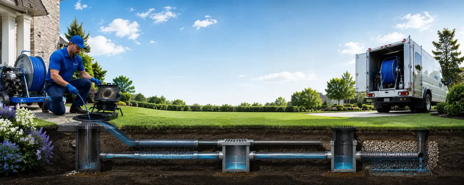 Outdoor drain cleaning information for Edwards, MS